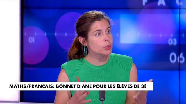 Charlotte d'Ornellas : «Moins de la moitié des élèves ont les acquis attendus à la fin de leur 3e»