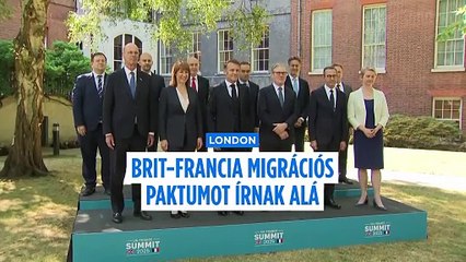 "Egy be, egy ki" - új megállapodást köt London és Párizs az illegális migráció megfékezésére
