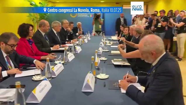 Conferenza di Roma per la ripresa dell'Ucraina, Meloni: decisi 10 miliardi di euro di investimenti