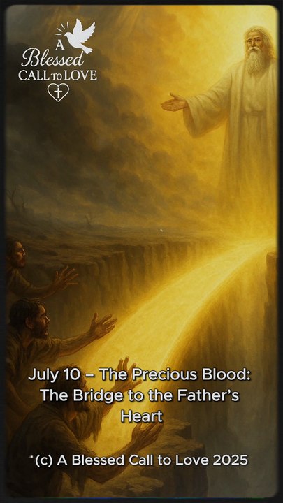 The Precious Blood: The Bridge  to the Father's Heart