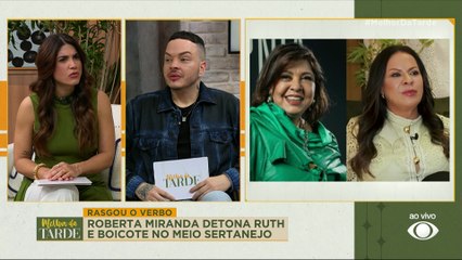 Roberta Miranda detona Dona Ruth, mãe de Marília, e expõe boicote | Melhor da Tarde