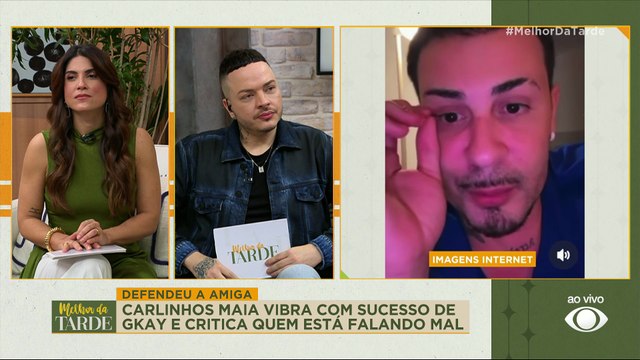 Carlinhos Maia defende Gkay e critica quem fala mal dela no Brasil | Melhor da Tarde