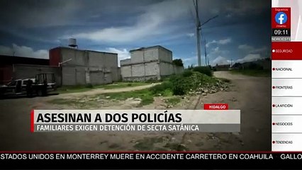 Familiares de los policías asesinados exigen la captura de presunta secta satánica