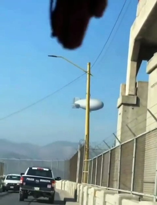 Captan dirigible en el cielo de Tijuana