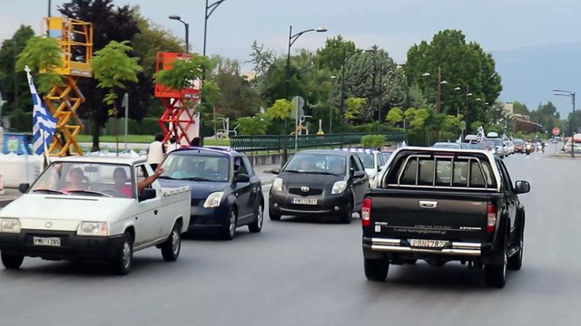 Μηχανοκίνητη πορεία στην Δράμα για τη Μακεδονία 2018