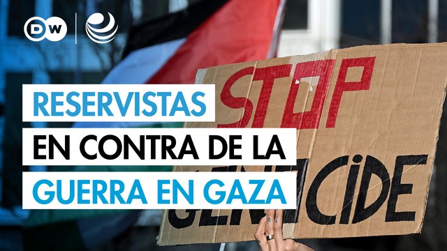 Reservistas israelíes contra la guerra en Gaza