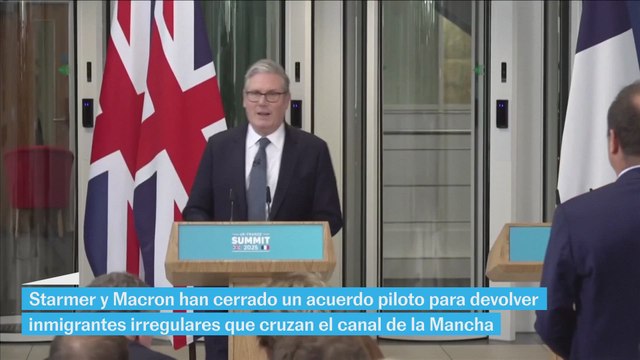 Starmer y Macron llegan a un acuerdo para devolver inmigrantes irregulares: Los que lleguen en pateras serán retenidos