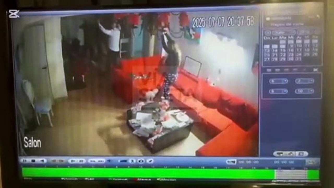 Impactante video: así fue la violenta entradera que sufrió el suegro del futbolista Nahuel Molina