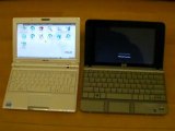 Boot : Asus Eee PC 901 (Linux) Vs HP Mininote 2133 (Vista)