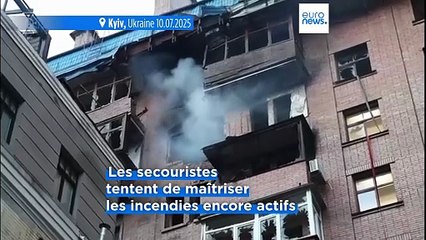 Nouvelle attaque russe d'ampleur à Kyiv : au moins deux morts et 16 blessés