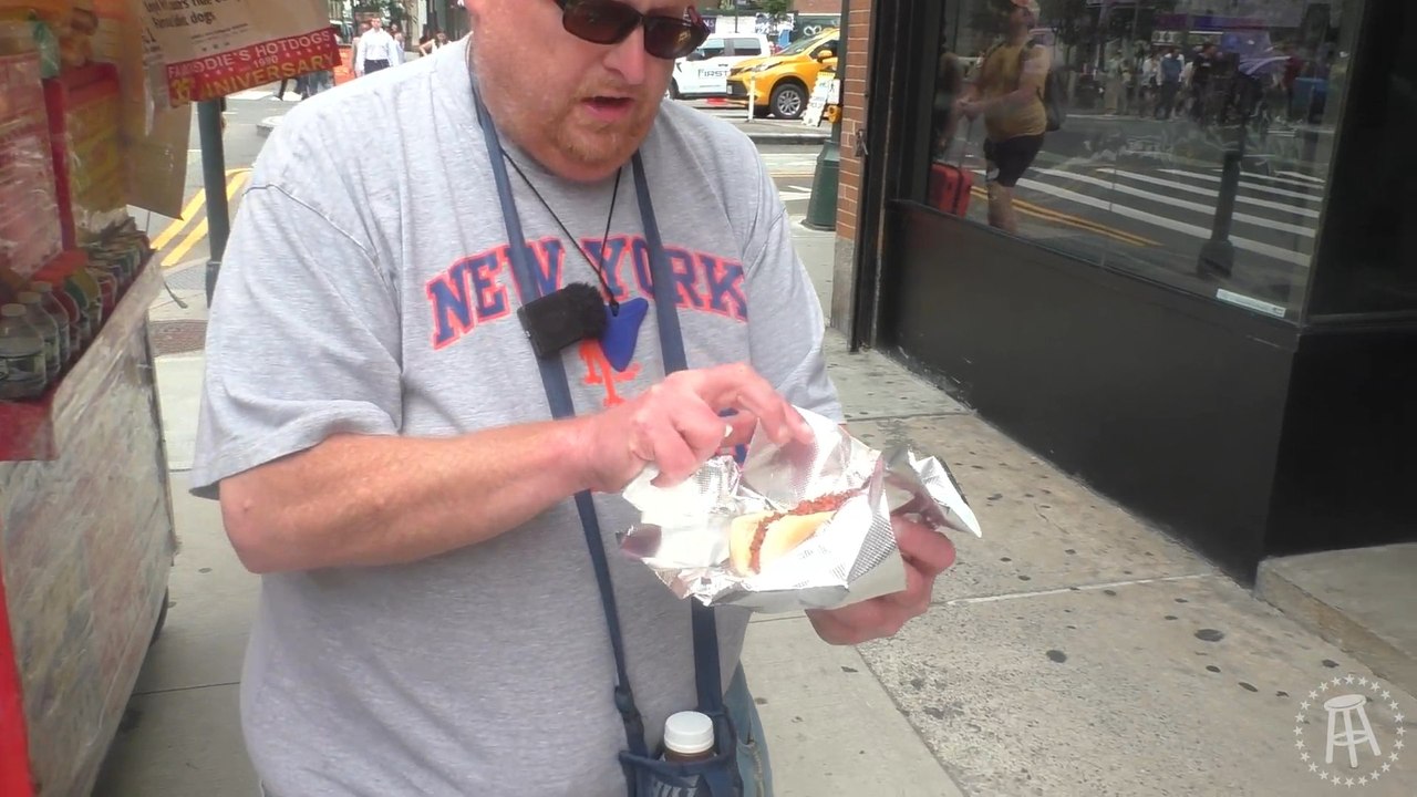 Raw Dogging at Famous Eddies Hot Dogs Hot Dogs in NYC