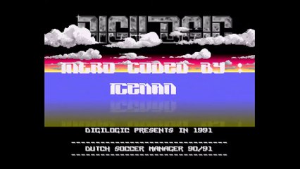 Amiga Cracktro Dutch Soccer Manager 90-91 by Digilogic (1991)