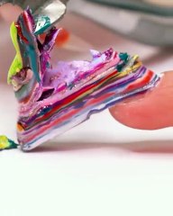 100 layers of nail polish 🤯