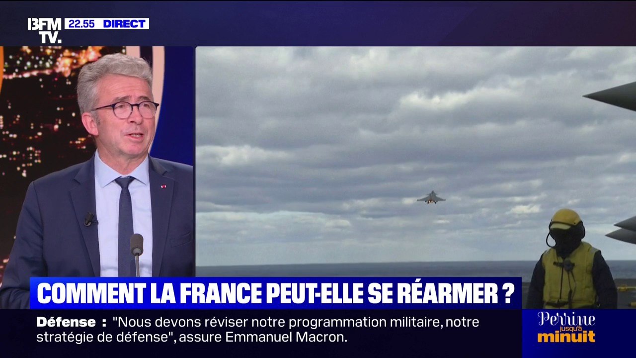 Budget de la défense: "Il est nécessaire de dépenser plus pour avoir plus d'obus, de roquettes, de missiles", estime Christophe Gomart (eurodéputé LR)