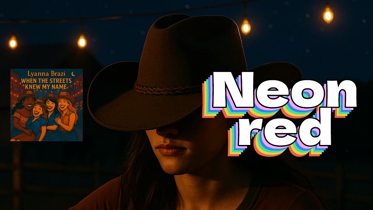Neon red