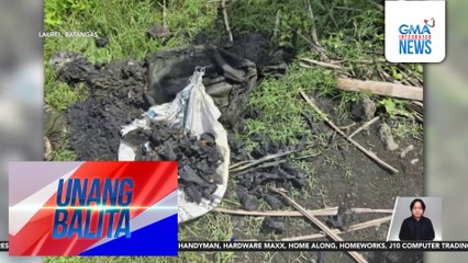 Sako ng mga buto, natagpuan sa gilid ng Taal Lake; aalamin kung mga buto ng tao | Unang Balita