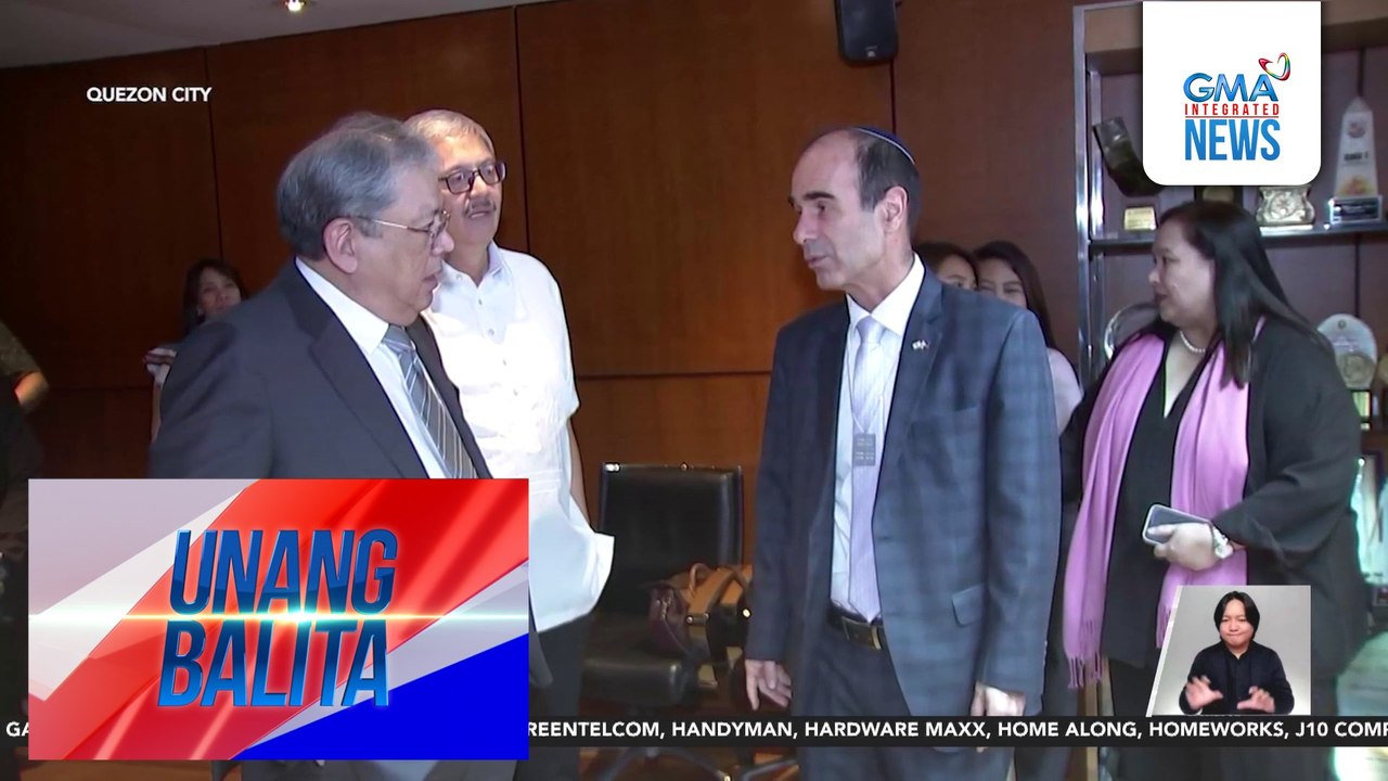Israeli Amb. to the PHL Ilan Fluss, bumisita muli sa GMA Network | Unang Balita