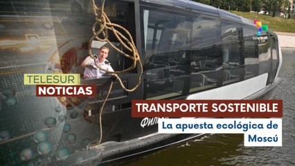 Moscú combate la contaminación con transporte fluvial eléctrico