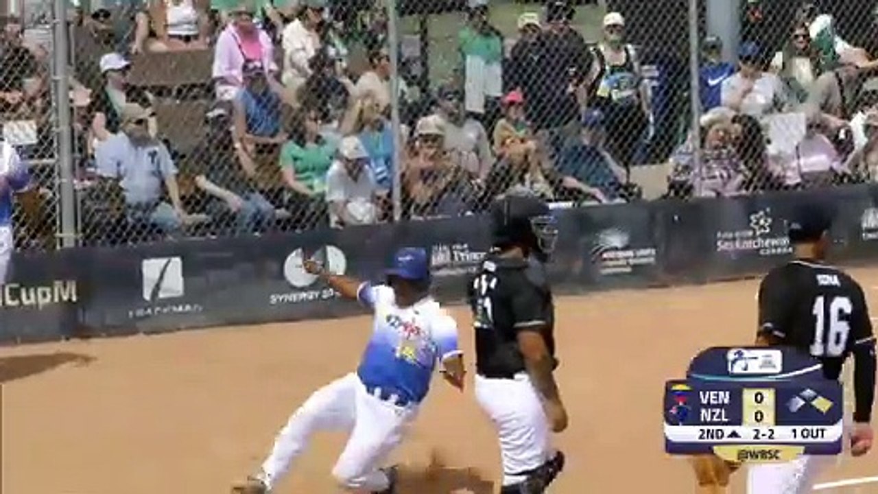 Highlights de la victoria de Venezuela sobre Nueva Zelanda en la Copa Mundial de Softball