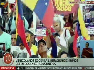 Jorge Rodríguez denunció que ha aumentado la cifra de niñas y niños retenidos en EE. UU.