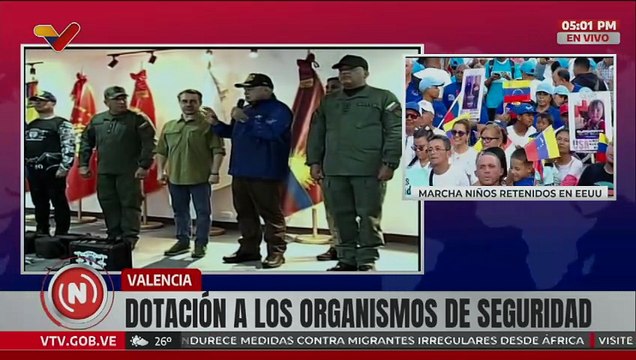 Gobierno Bolivariano entrega dotación a los organismos de seguridad ciudadana de Carabobo