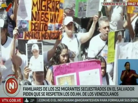 Pueblo venezolano se movilizó en solidaridad con las madres de los niños retenidos en EE.UU.