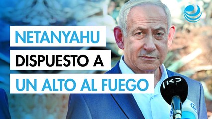Netanyahu, dispuesto a negociar un alto el fuego permanente en Gaza
