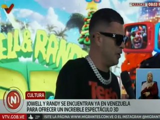 Jowell y Randy dicen presente en Venezuela para traer un espectáculo innovador en 3D