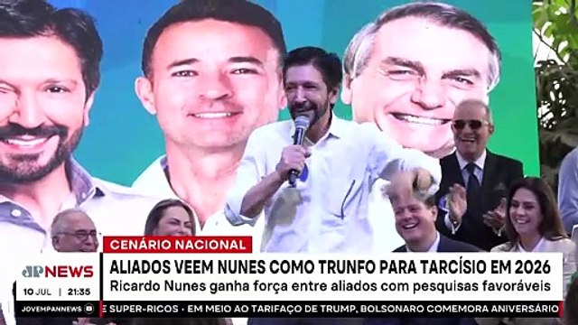 Aliados veem Nunes como trunfo para Tarcísio em 2026