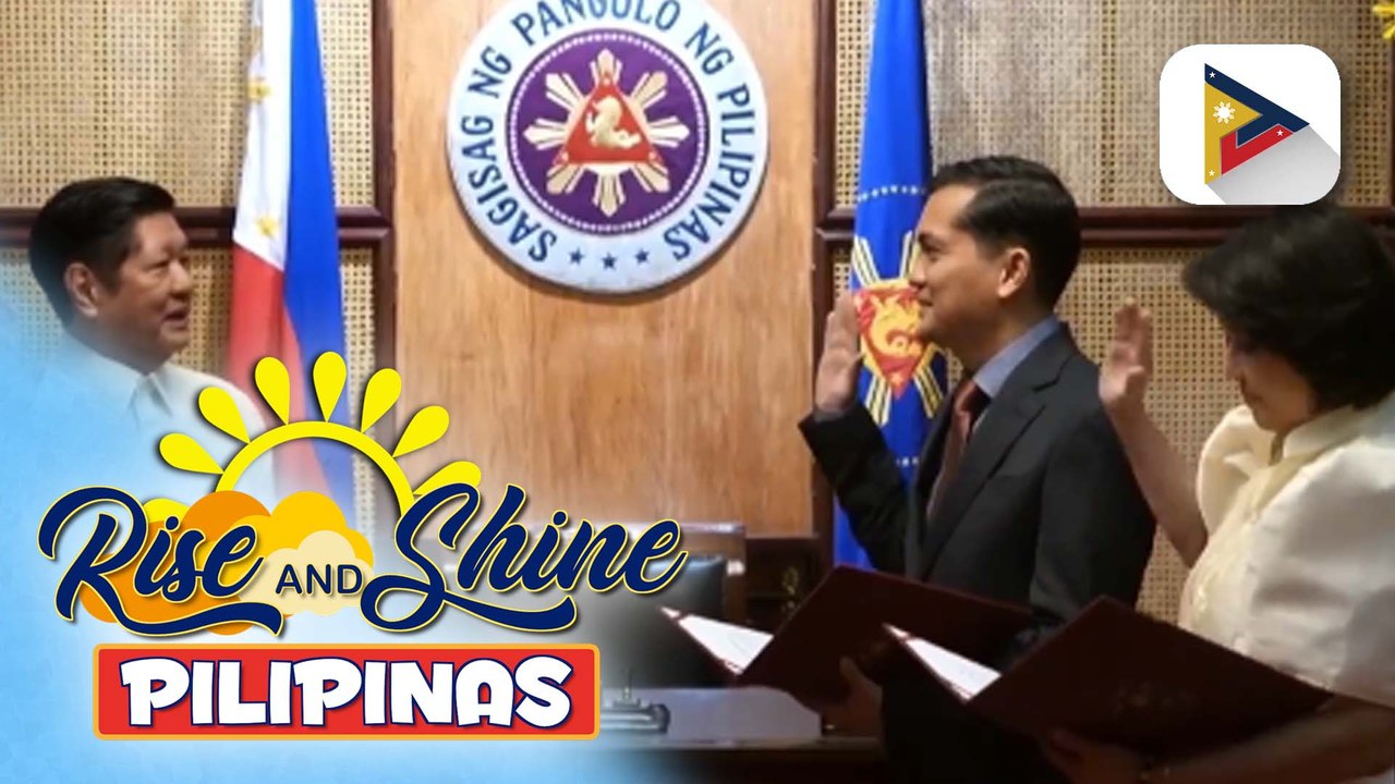 Dave Gomez, itinalaga ni Pres. Marcos Jr. bilang bagong Kalihim ng PCO; Sharon Garin, itinalagang bagong kalihim ng DOE