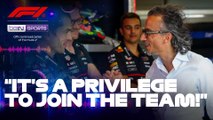 Laurent Mekies' first day as Red Bull Team Principal! | F1 2025