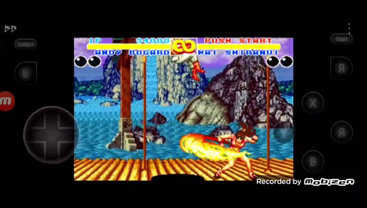 Fatal Fury 2 Andy Bogard vs Mai Shiranui fala de vitória do Andy Bogard em português