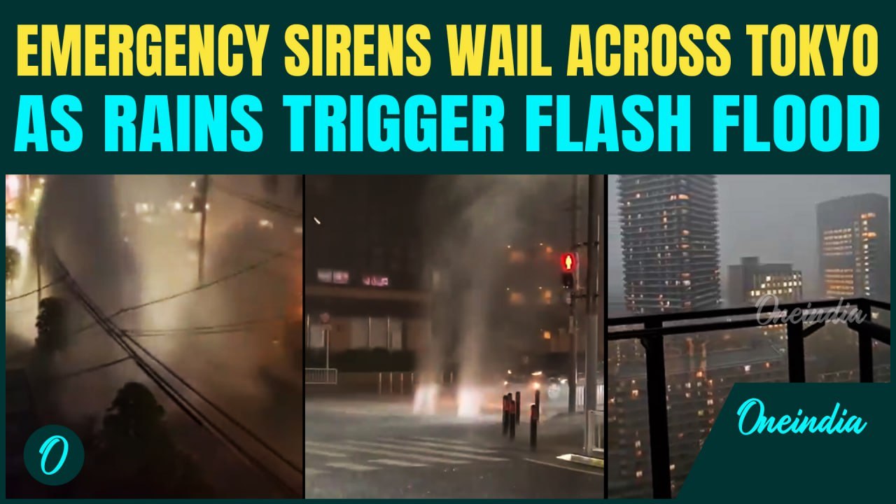 Japan Floods: Tokyo Submerges as Torrential Rains Trigger Flash Flood; Sirens Echo Through Tokyo