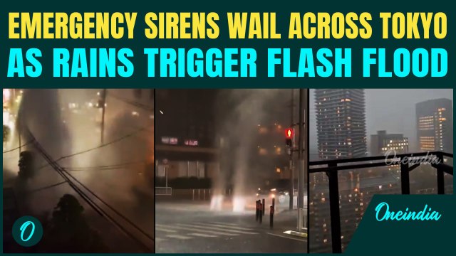 Japan Floods: Tokyo Submerges as Torrential Rains Trigger Flash Flood; Sirens Echo Through Tokyo