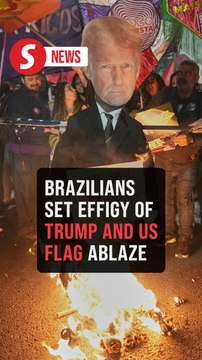 Brazilian protesters turn on Trump over new US tariffs