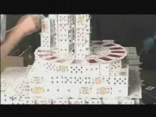 grand chateau de cartes !