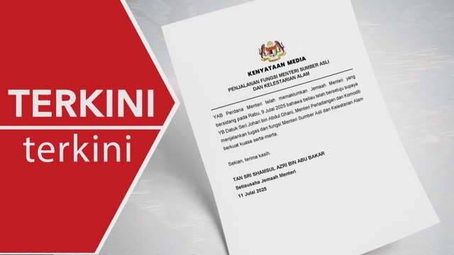 [TERKINI] Johari Ghani galas tugas Menteri Sumber Asli dan Kelestarian Alam