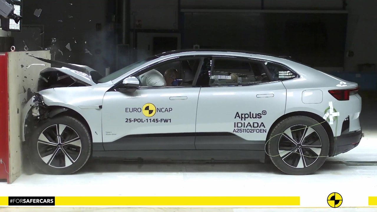 Polestar 4 erhält 5-Sterne-Sicherheitsbewertung von Euro NCAP