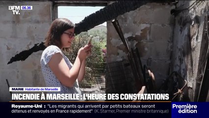 Incendie à Marseille: pour les habitants sinistrés, l'heure du constat a commencé