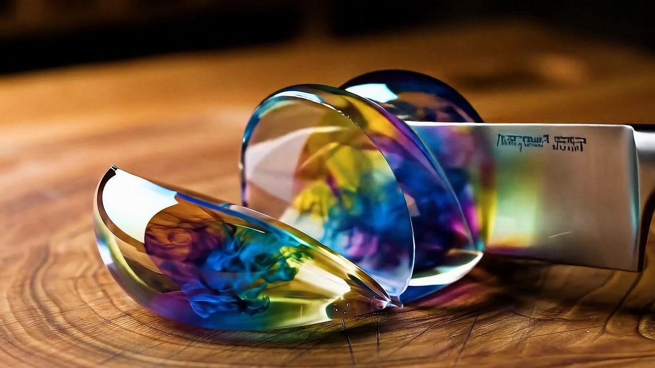 Slicing Smoke Filled Bubbles  #asmr #asmrsounds #satisfying #bubbles