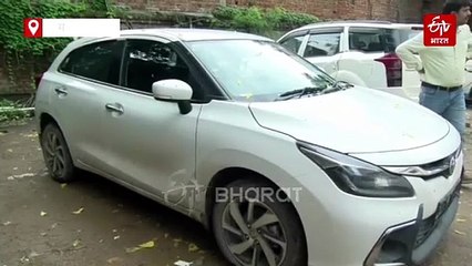 बीवी के जाने का ऐसा दर्द, ट्रेन से रेस लगाने शराबी ने प्लेटफॉर्म पर दौड़ाई कार