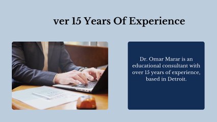 Dr. Omar Marar - A Member Of Key Organizations