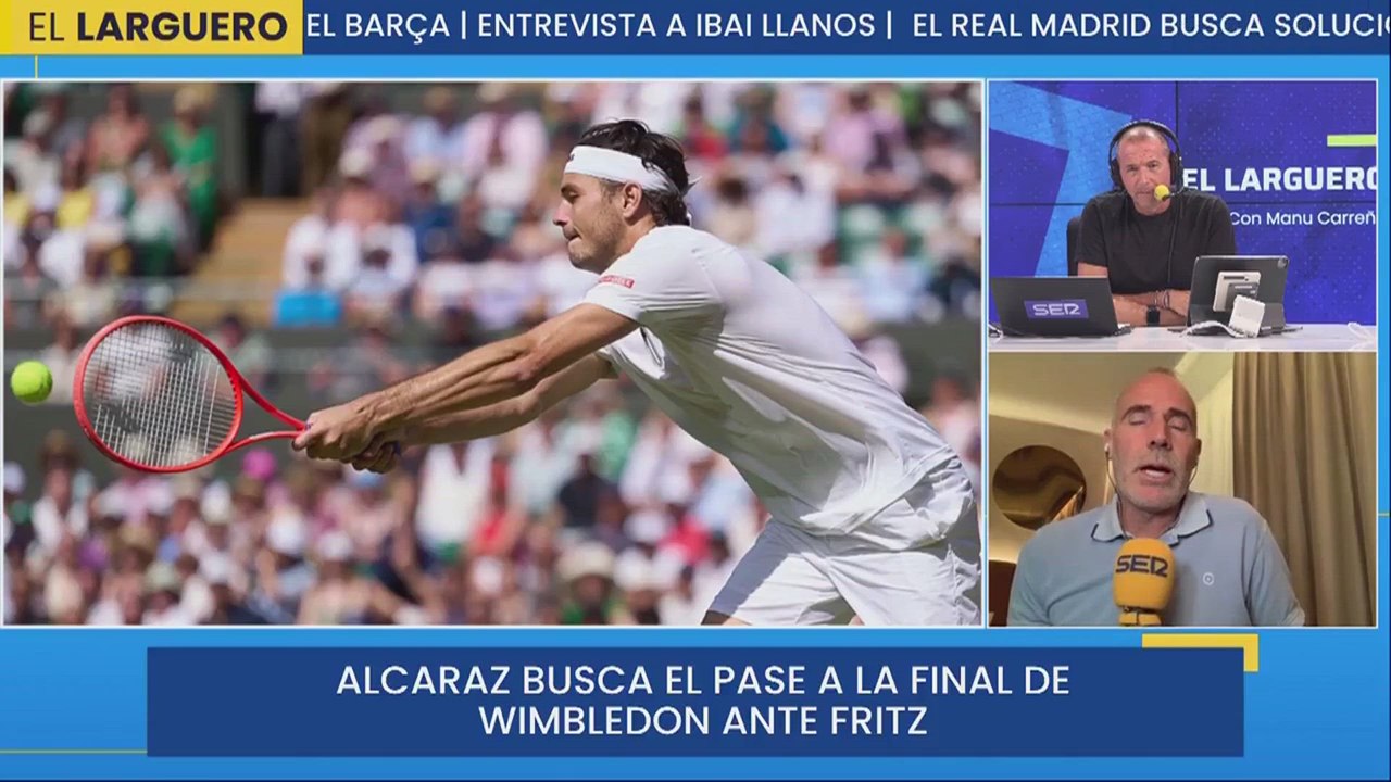 Corretja explica las claves del Alcaraz vs Fritz en semifinales de Wimbledon