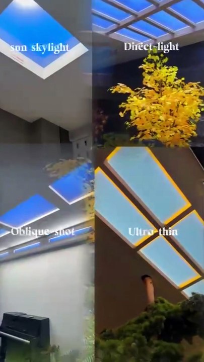 Dalles plafond led lumière naturel
