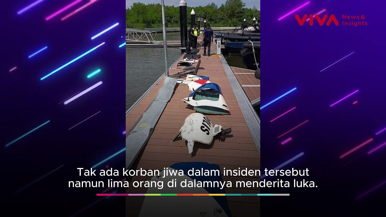 Detik-Detik Helikopter Kepolisian Malaysia Oleng ke Sungai