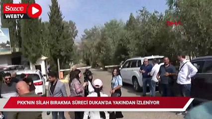 PKK'nın Silah Bırakma Süreci; Süleymaniye’de Yoğun Gazeteci Takibi