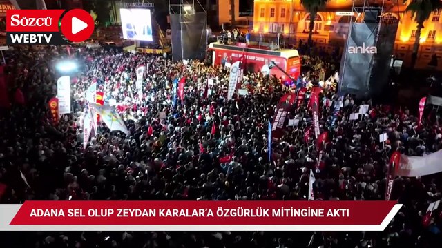 Adana sel olup Zeydan Karalar’a özgürlük mitingine aktı