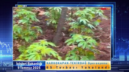 NARKOKAPAN-TEKİRDAĞ Operasyonu: 65 Torbacı Yakalandı