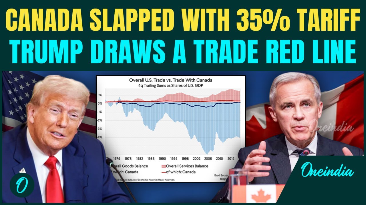 U.S Escalates Global Trade War: Trump Hits Canada With 35% Tariff, Warns Allies of Harsher Measures