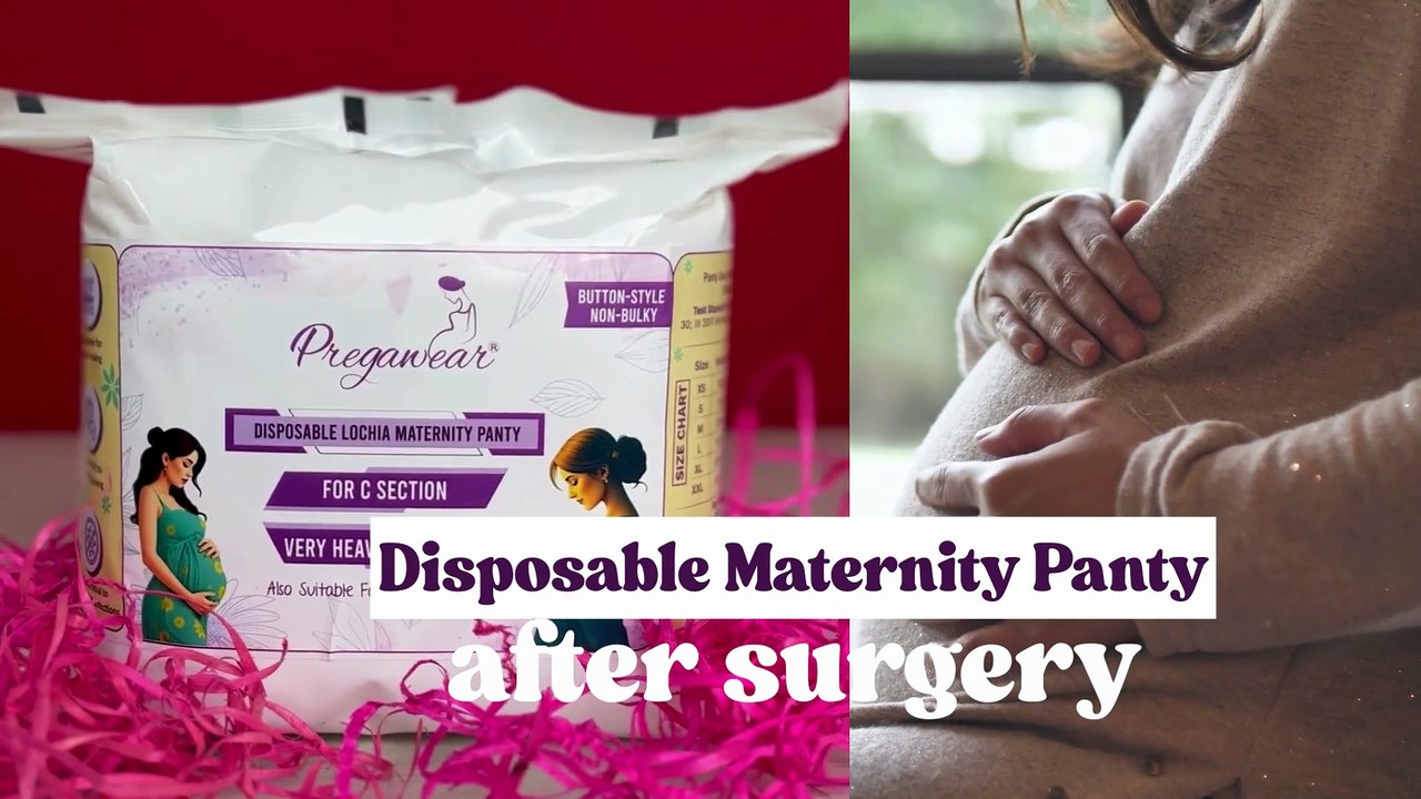 Pregawear Disposable Lochia Panty for C-Section Recovery – Clean, Rash-Free Postpartum Care